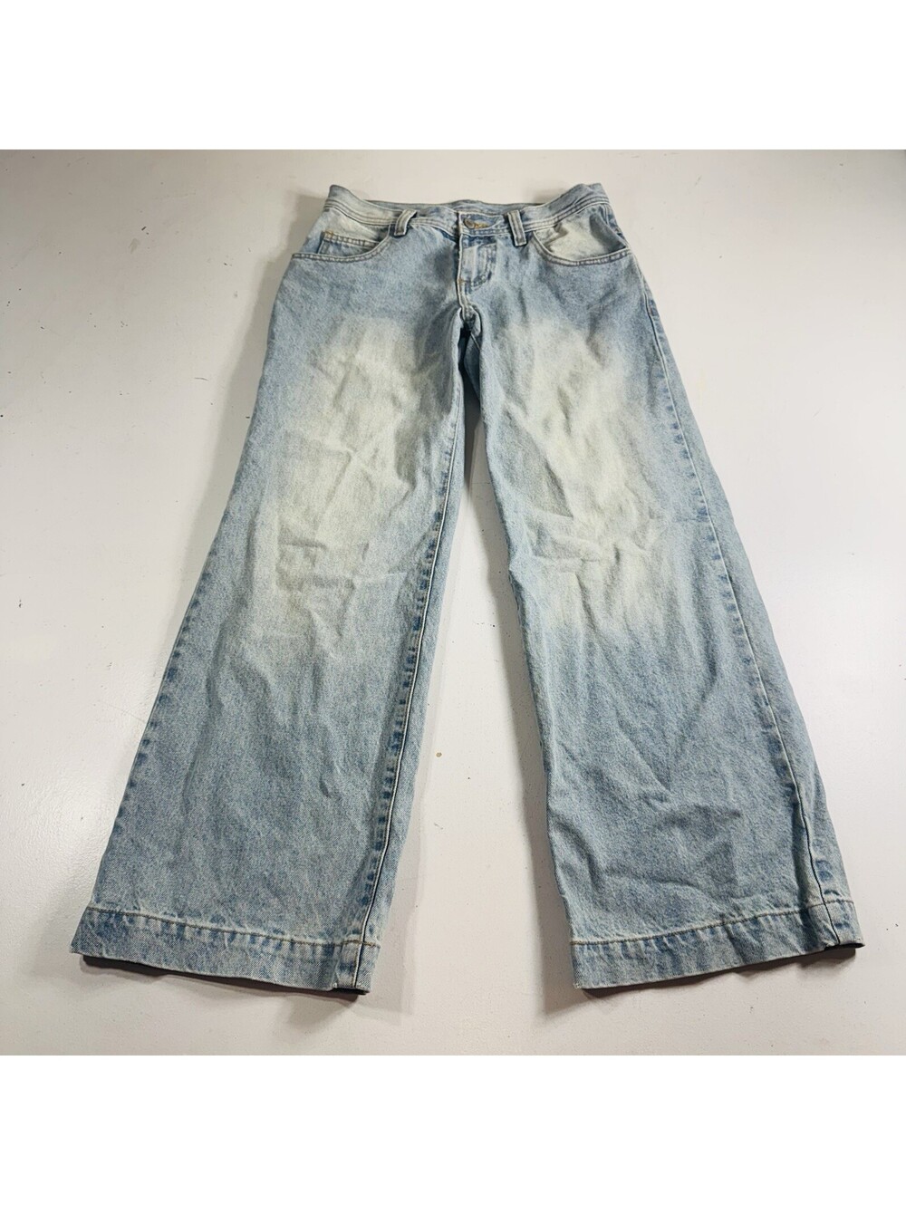 J Galt Jeans Wide Leg Light Wash Blue Denim Women’s Size Small